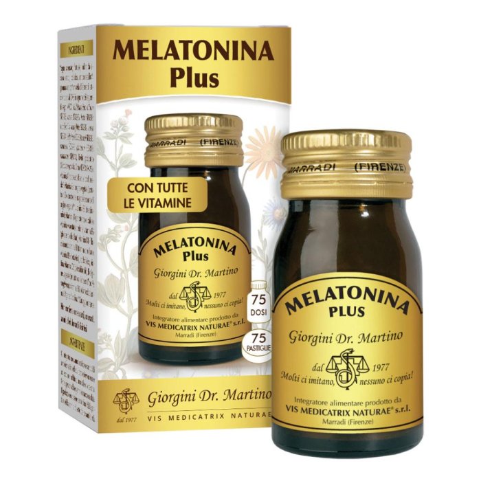 Melatonina Plus 75 pastiglie - integratore con melatonina per favorire il sonno