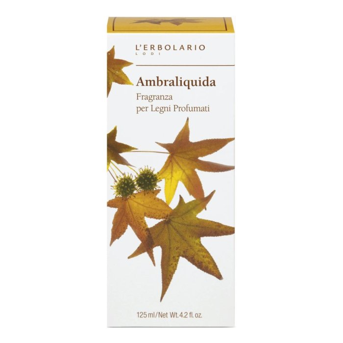 Ambraliquida fragranza legni 125 ml - profumo per ambiente caldo e legnoso allâ€™ambra liquida