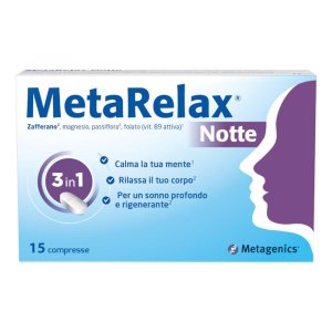 Metarelax Notte Compresse  15  Compresse - integratore alimentare