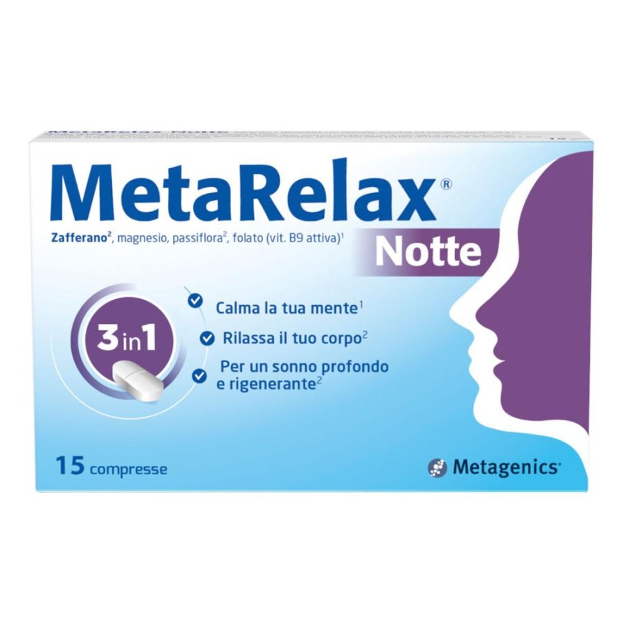 Metarelax Notte Compresse  15  Compresse - integratore alimentare