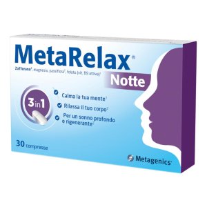 Metarelax Notte Compresse  30  Compresse - integratore alimentare
