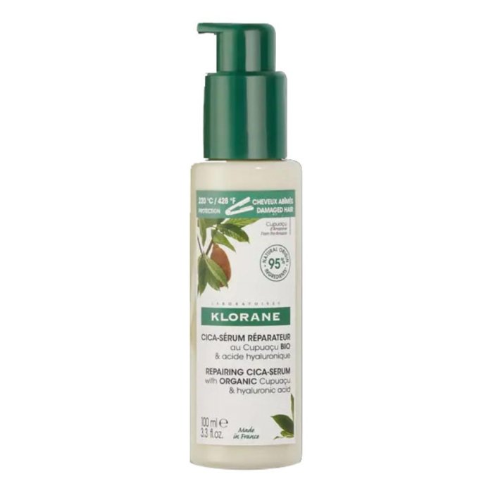 Klorane Cupuacu BIO - Cica Siero Ristrutturante e Termo-protettivo capelli Danneggiati 100 ml