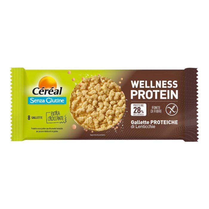 Cereal Galette di Lenticchie Naturali 100% Integrali Senza Glutine Snack Proteico Vegano
