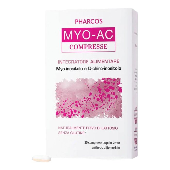 Myo AC Pharcos 30 compresse - integratore con mio-inositolo per benessere femminile e metabolismo