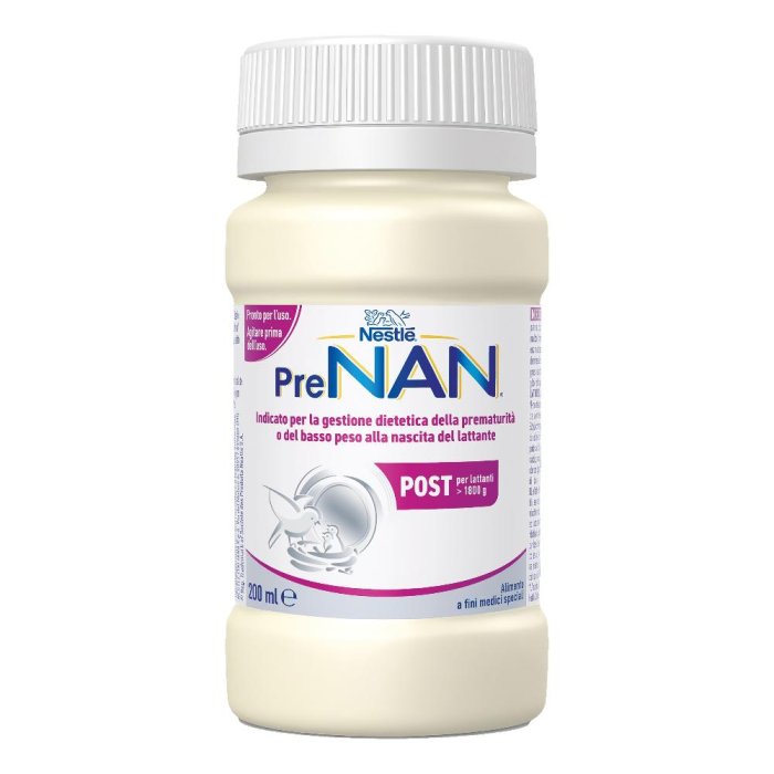 PreNAN Post latte liquido 12x200 ml - alimento a fini medici speciali per lattanti prematuri