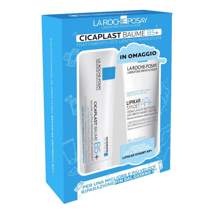 La Roche Posay Cofanetto Cicaplast Baume B5 + Detergente Lipkar in Omaggio 100 ml + 100 ml
