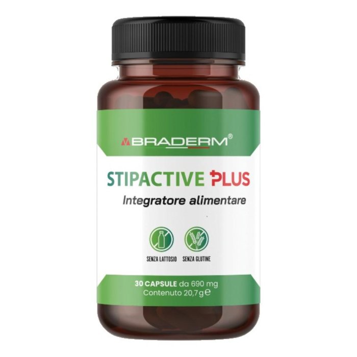 Stipactive Plus Integratore Alimentare per la Regolarità Intestinale 30 Capsule
