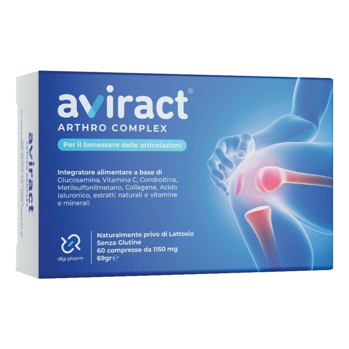 Aviract Arthro Complex 60 compresse - integratore per benessere articolare con glucosamina, condroitina e collagene