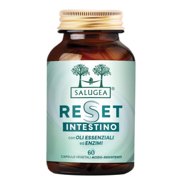 Salugea Reset Intestino Integratore Detox 60 Capsule Vegetali Acido-Resistenti