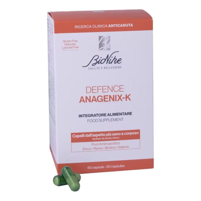 BioNike Defence Anagenix-K 60 capsule – Integratore per capelli forti e sani