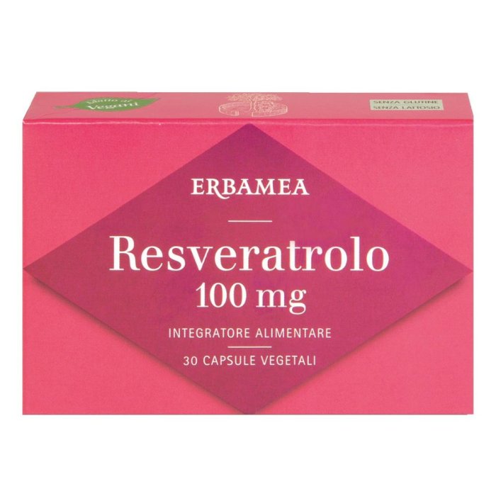 Resveratrolo Mg Capsule  100  Mg - integratore con vitamine e minerali per energia e benessere quotidiano