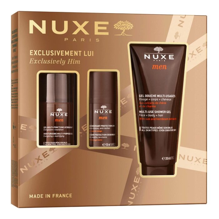 Cofanetto Nuxe Men uomo per skincare quotidiana