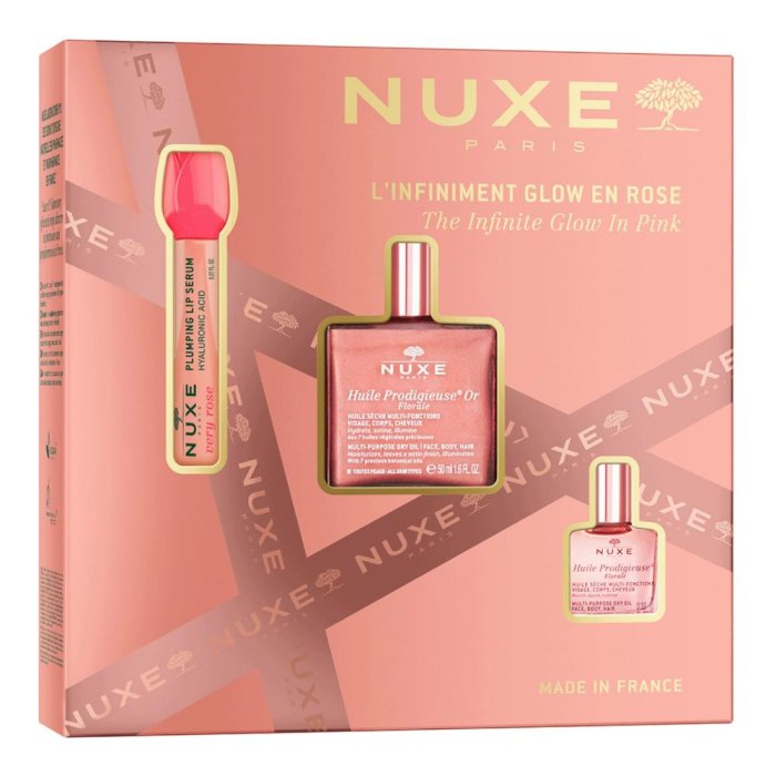 Nuxe Cofanetto Huile Prodigieuse Or Florale Glow 3 Pezzi