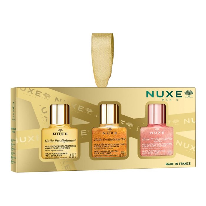 Nuxe Cofanetto Mini Huile Prodigieuse Classico + Or + Or Floral 3 x 10 ml