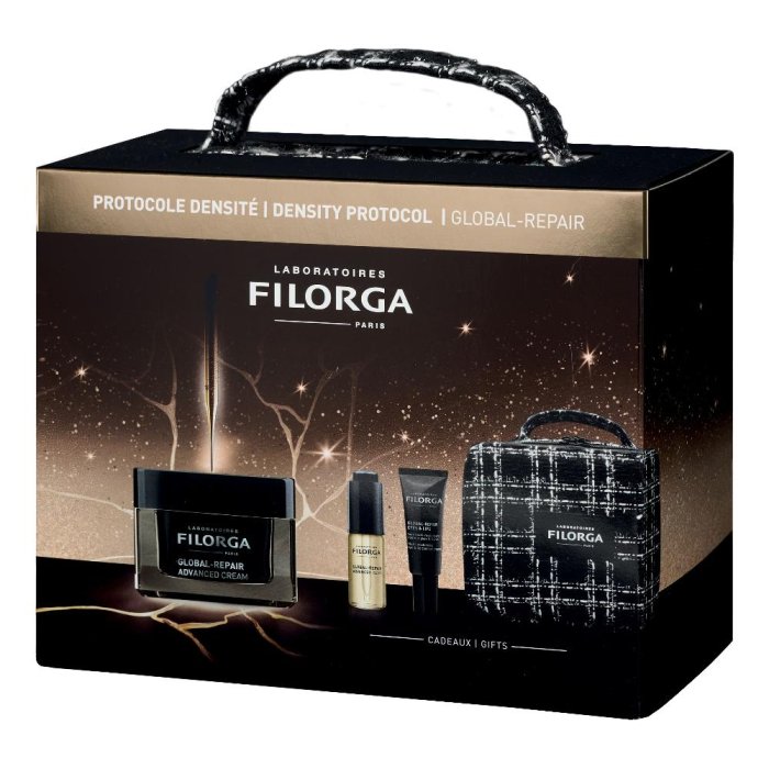 Filorga Global Repair - Cofanetto Crema 50ml + Elixir 5ml + Occhi e Labbra 4ml + Beauty