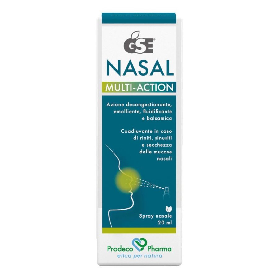 GSE Nasal Multi Action Soluzione Nasale Ipertonica 20 ml