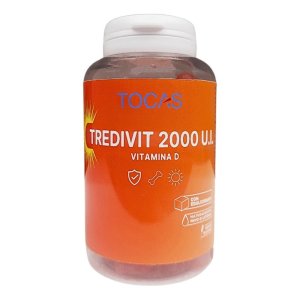 Tredivit Vitamina D3 2000 Unità Internazionali Caramelle Gommose Integratore 60 Pezzi
