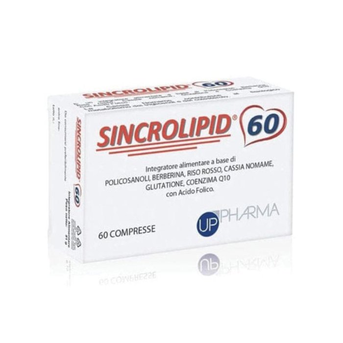 Sincrolipid 60 Compresse Integratore per Colesterolo e Trigliceridi Controllo del Metabolismo Lipidico