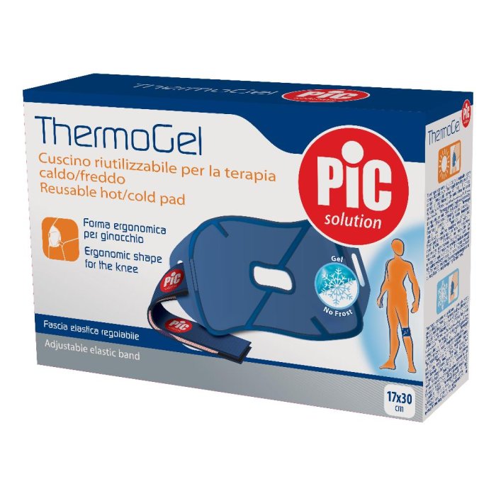 Thermogel 10x26 cm con fodera - borsa gel caldo freddo riutilizzabile