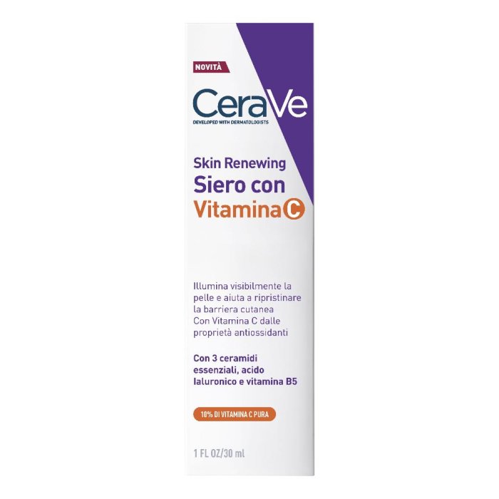 CeraVe Skin Renewing Siero con Vitamina C 30 ml – siero illuminante e antiossidante