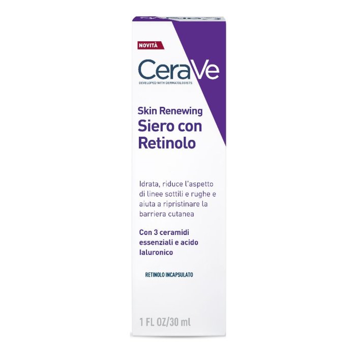 CeraVe Skin Renewing - Siero Viso con Retinolo Anti Età Prime Rughe 30 ml