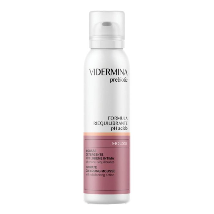 Vidermina Prebiotic Mousse detergente intimo 150 ml pH acido
