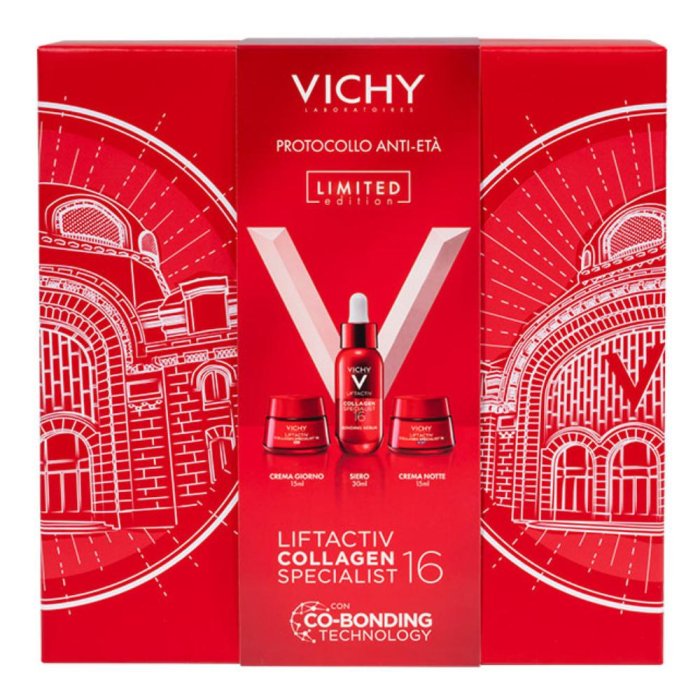 Vichy Protocollo Anti-età cofanetto con siero, crema giorno e crema notte