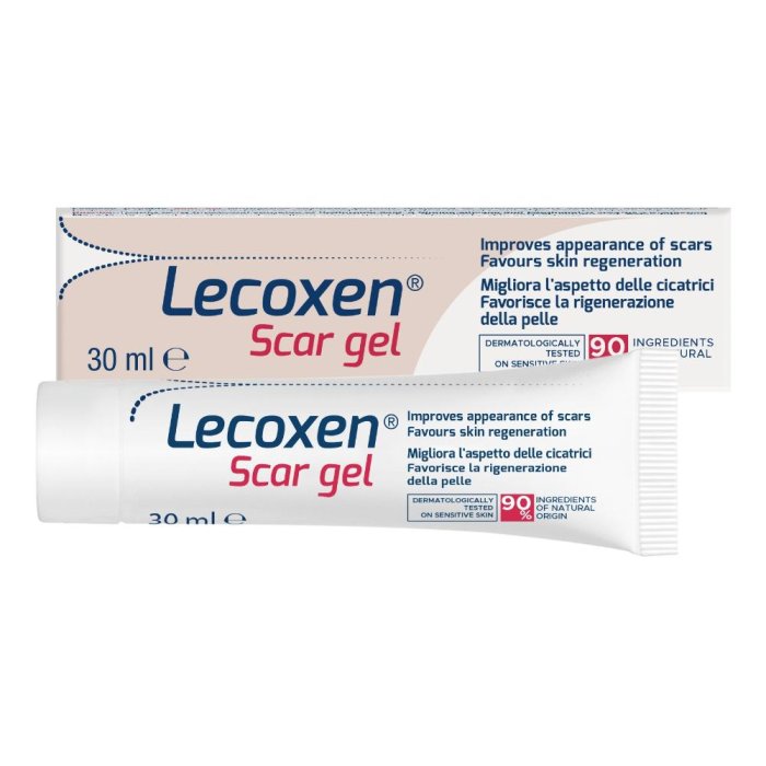 Lecoxen Scar Gel 30 millilitri trattamento cicatrici viso e corpo post intervento chirurgico e ustioni