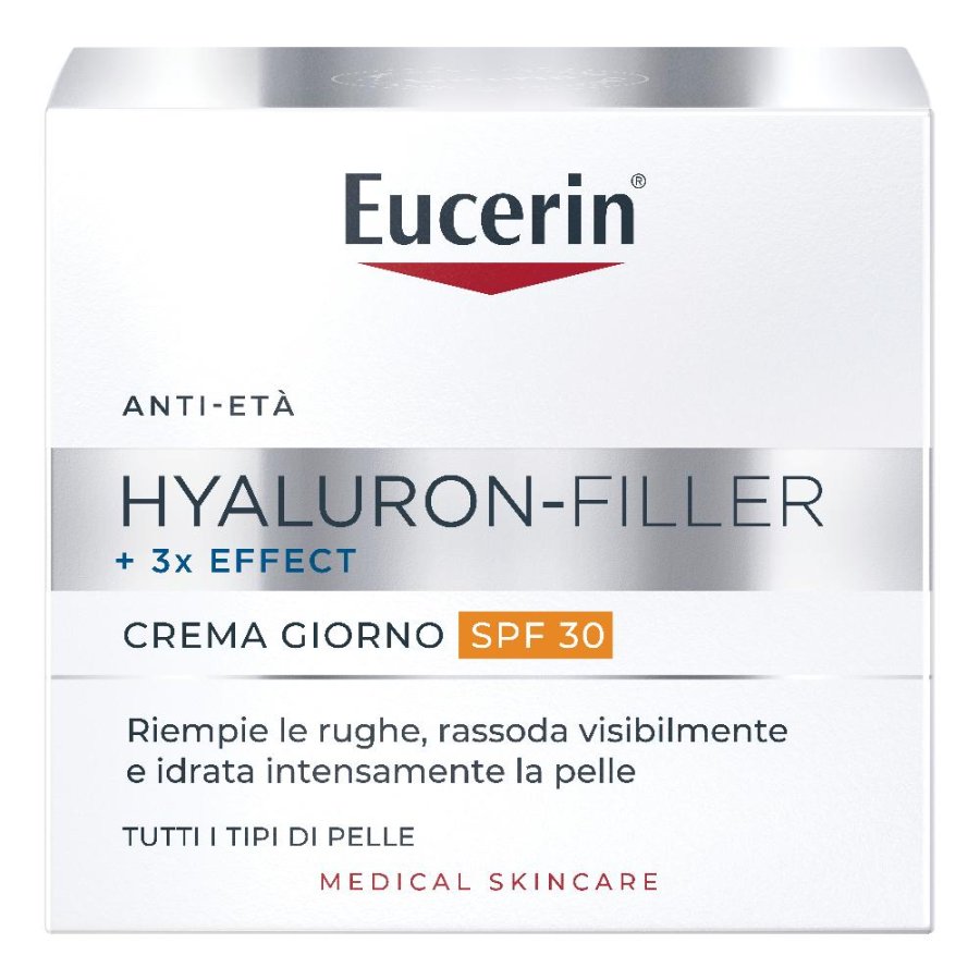 Eucerin Hyaluron-Filler +3X Effect Giorno SPF 30 Ricarica 50ml