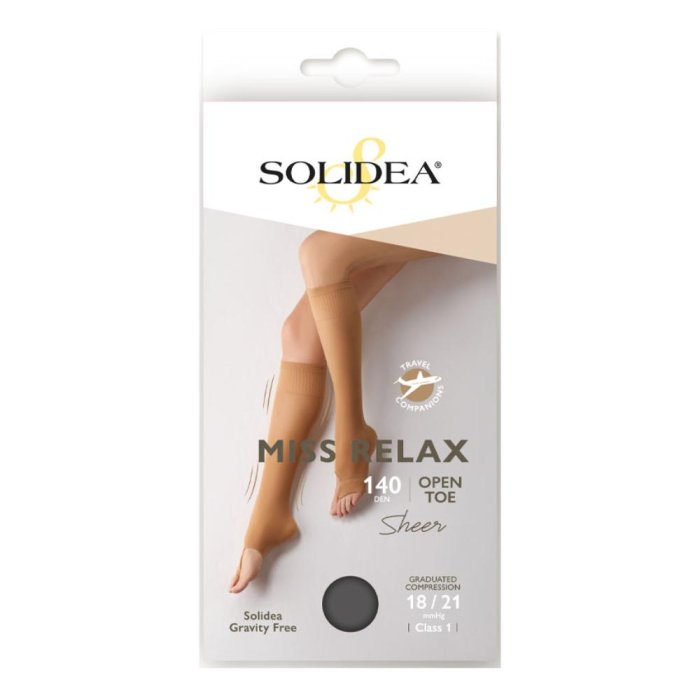 Miss Relax Gambaletto 140 Den Nero Taglia 2M Calza Contenitiva Donna Riposante