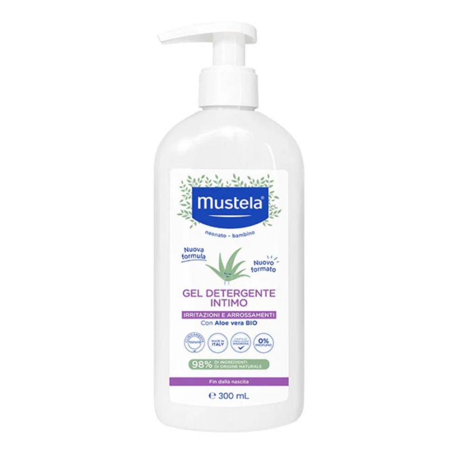 Mustela Gel Detergente Intimo Neonato e Bambino Irritazioni e Arrossamenti 300 ml