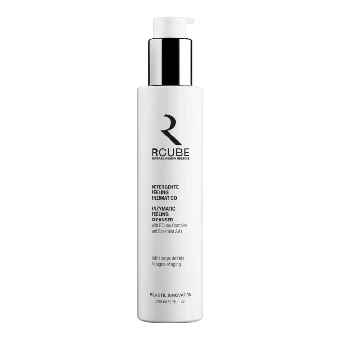Rilastil R³ Cube Detergente Peeling Enzimatico - flacone da 200 ml