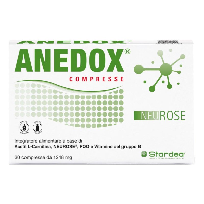 Anedox Integratore Alimentare Antiossidante 30 Compresse per Difese Immunitarie e Benessere Cellulare