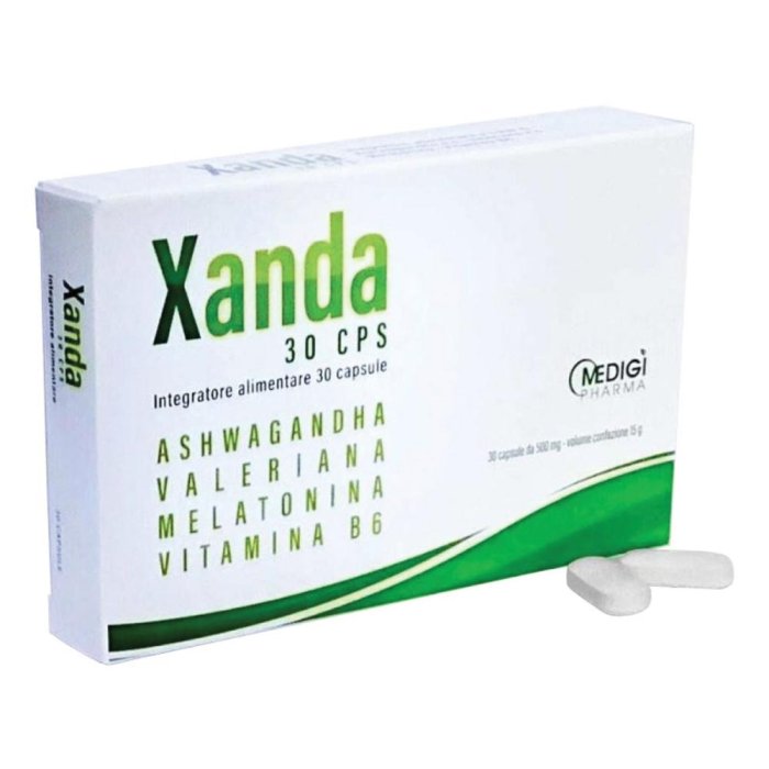 XANDA 30 cps Integratore Alimentare in Capsule – Confezione da 30 Capsule Orali