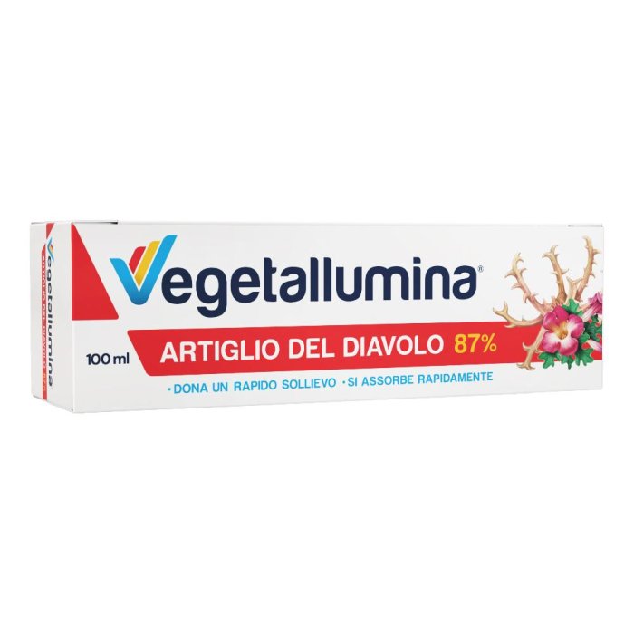 Vegetallumina Crema Artiglio del Diavolo 87 Percento Sollievo Naturale per Dolori Muscolari e Articolari