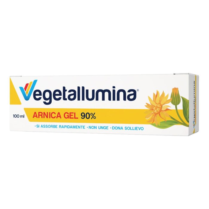 Vegetallumina Arnica Gel 100 ml Lenitivo per Dolori Muscolari e Articolari con Arnica Montana