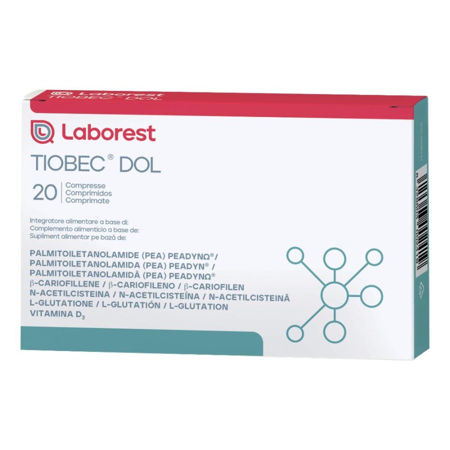 Tiobec Dol integratore alimentare 20 compresse per dolori nervosi e neuropatici con acido alfa lipoico