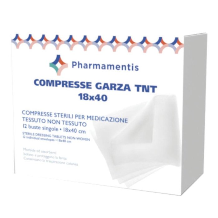 Pharmamentis garza TNT 18x40 - garze TNT per fasciature estese