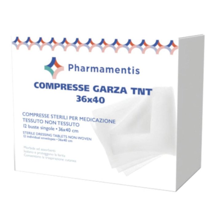 Pharmamentis garza TNT 36x40 - garze TNT per medicazioni grandi