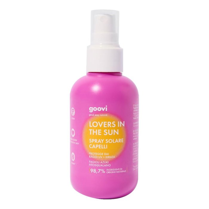 Goovi Spray Solare Capelli 150 ml – protezione solare naturale per capelli