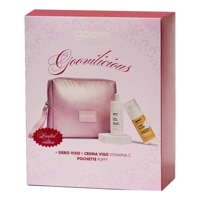 Goovi Box Natale 25 con Vitamina C – Cofanetto Regalo di Natale per Pelle Luminosa e Supporto del Sistema Immunitario