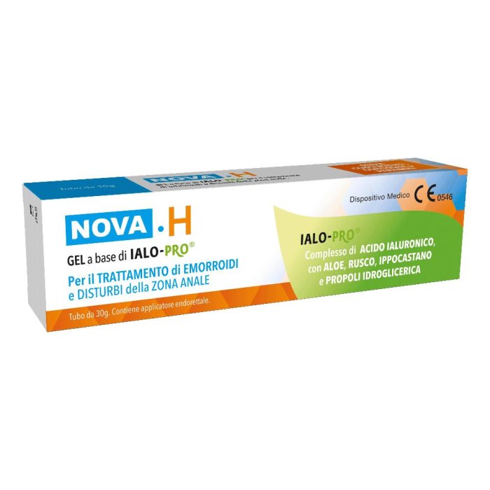 Nova H Gel Emorroidi con Applicatore 30 Grammi – Trattamento Lenitivo per the Relief and Treatment of Emorroidi Esterne e Interne