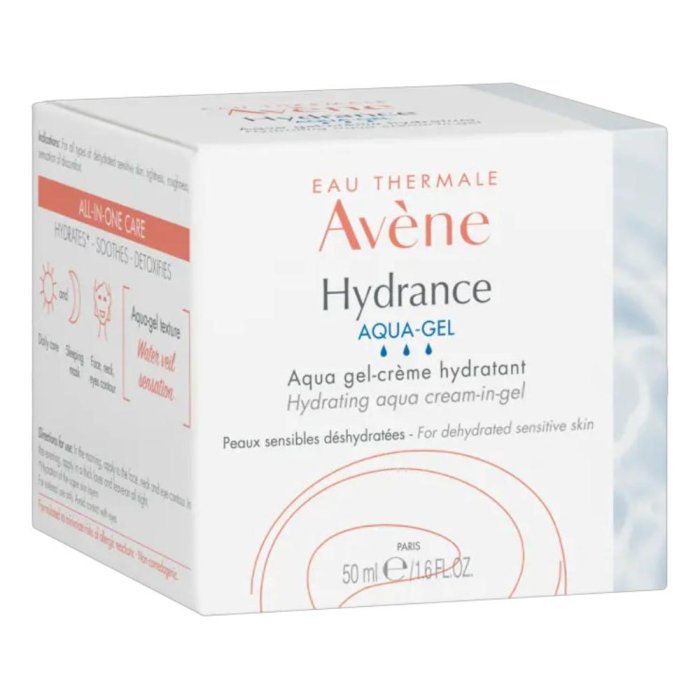 Avène Hydrance aqua gel-crema idratante per pelle secca e disidratata 50ml