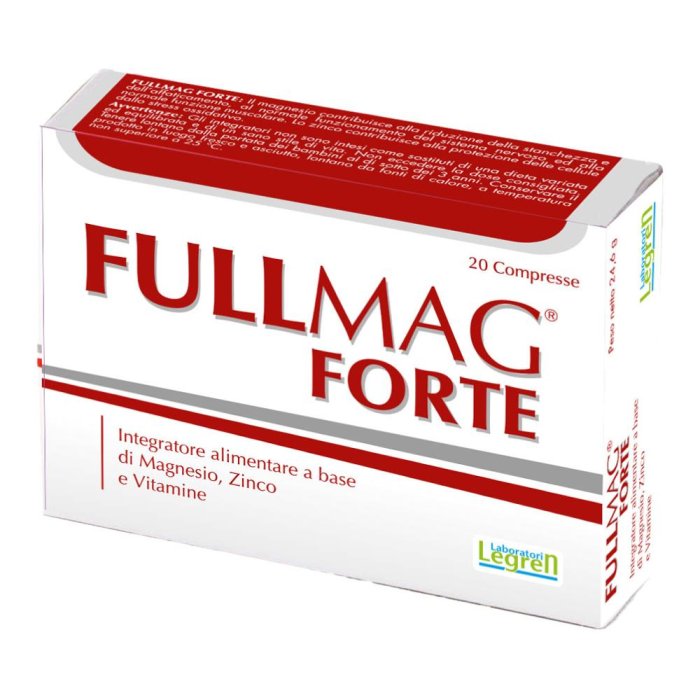 Fullmag Forte 20 compresse - integratore di magnesio e potassio contro stanchezza e crampi