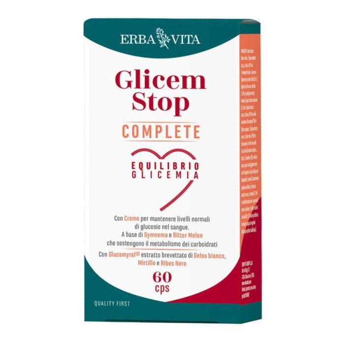 Glicem Stop Complete 60 capsule - integratore per controllo della glicemia