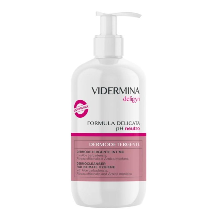 Vidermina Deligyn Detergente Intimo Delicato 300 ml per Mucose Sensibili e Secchezza Vaginale