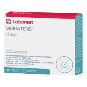 Migratens 14 Bustine – Integratore per il Benessere del Sistema Nervoso e la Riduzione di Tensione e Mal di Testa