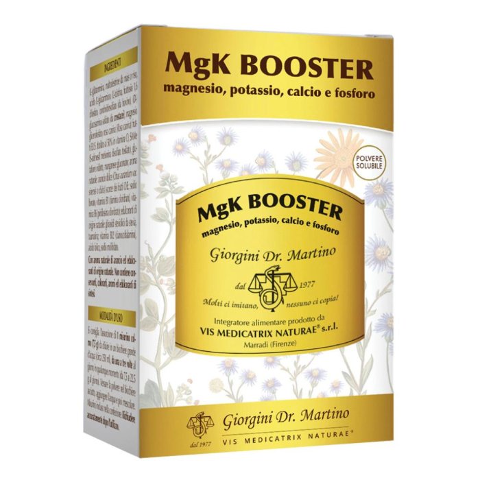 MGK Booster polvere 180 g - integratore di magnesio e potassio in polvere