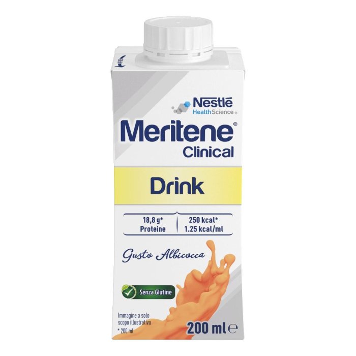 Meritene Clinical Apricot Integratore Nutrizionale Completo Gusto Albicocca 200 millilitri Nestlé Health Science catalogue