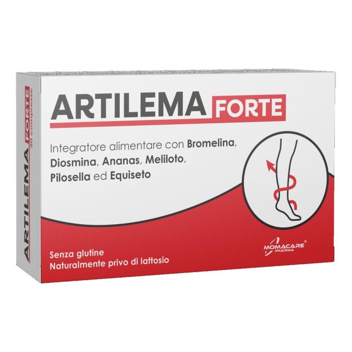 Artilema Forte 20 Compresse Integratore per Articolazioni e Muscoli Sollievo Dolori Articolari